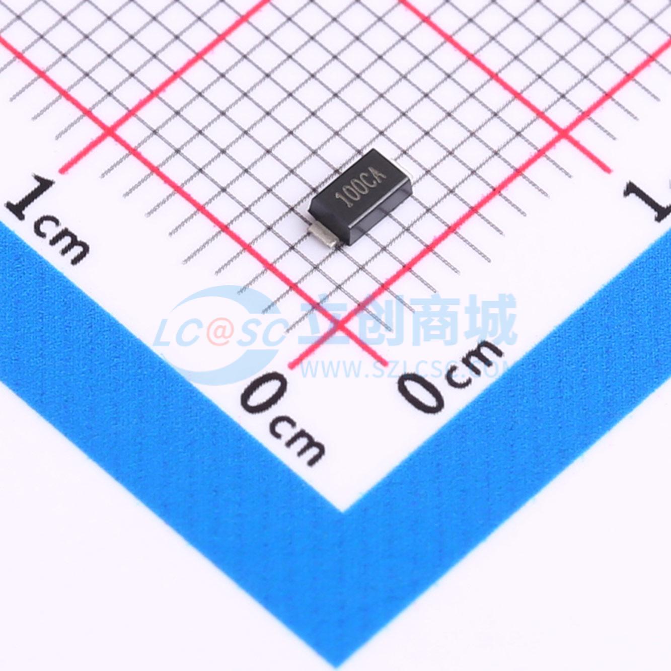 点击查看大图 SMFJ100CA实物图