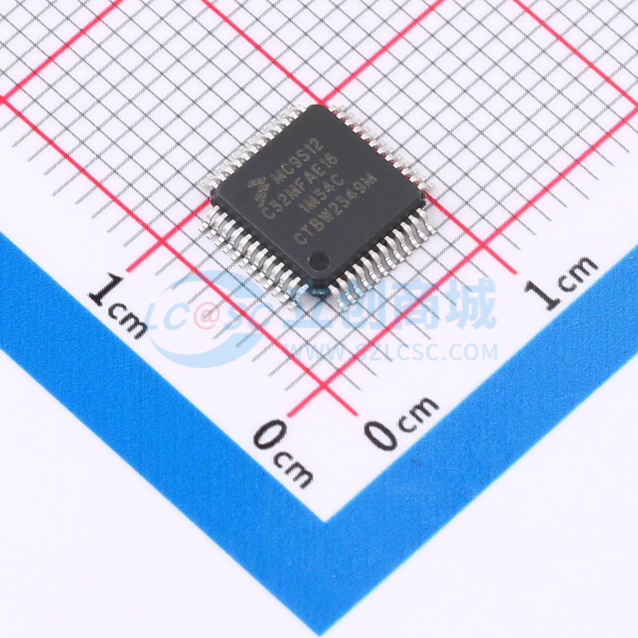 点击查看大图 MC9S12C32MFAE16实物图