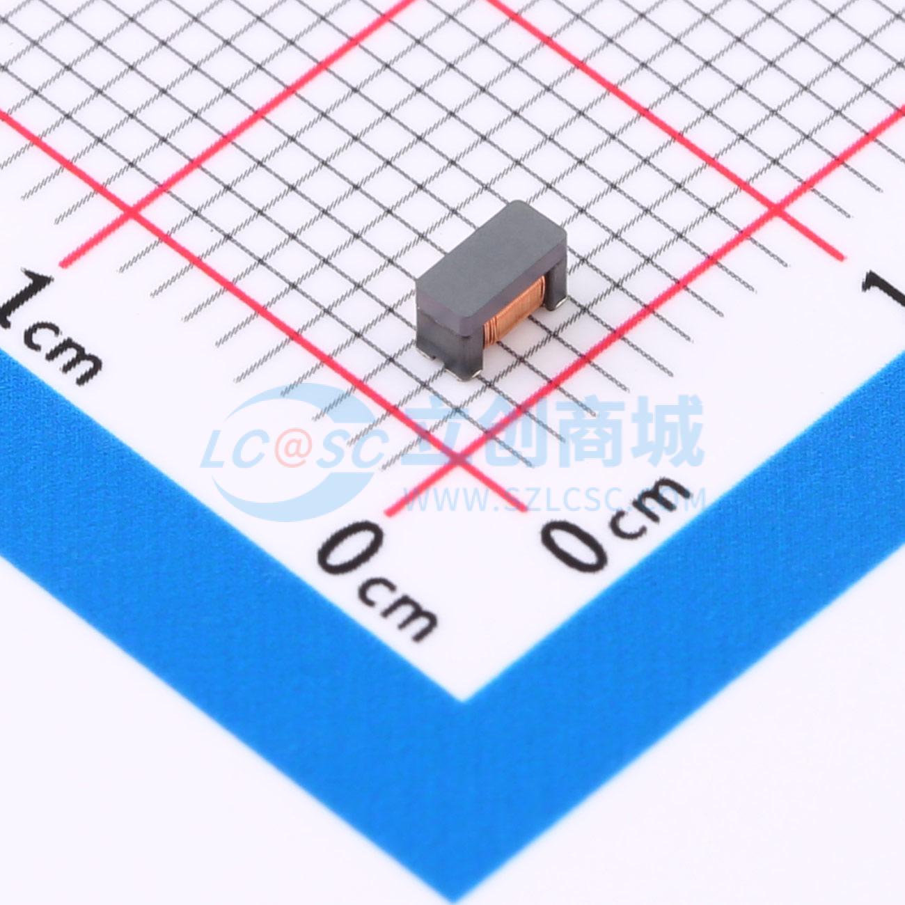 WBA0805D801PT-HF M实物图