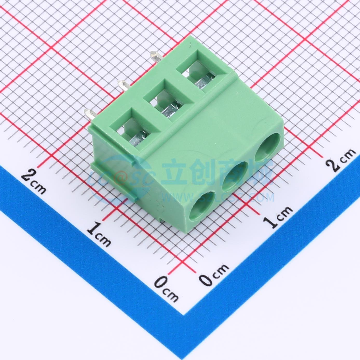 点击查看大图 ZX-DG28L-5.08-3P实物图