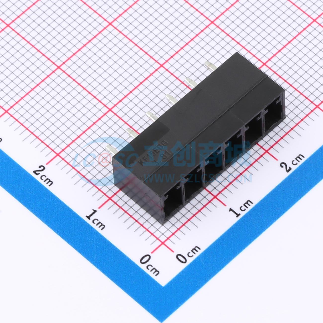 点击查看大图 ZX-DGVC-3.81-6P-B实物图