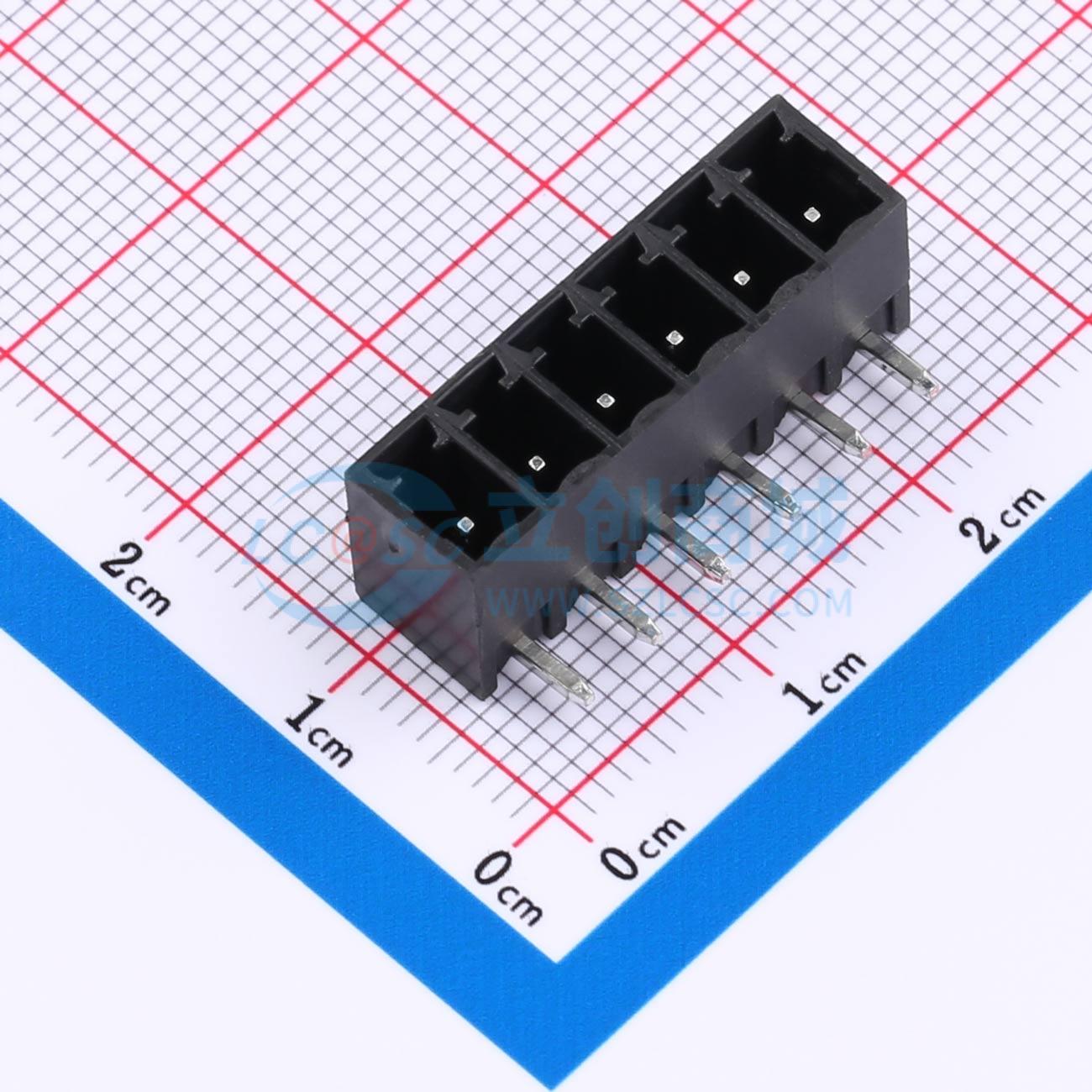 点击查看大图 ZX-DGRC-3.81-6P-B实物图