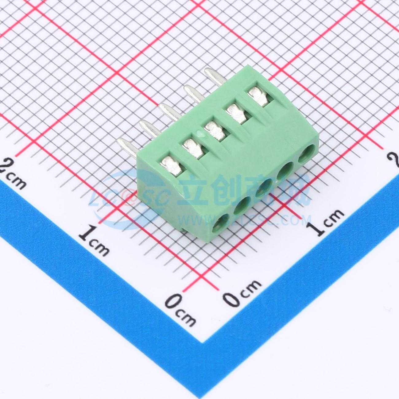 点击查看大图 ZX-DG28L-2.54-5P实物图