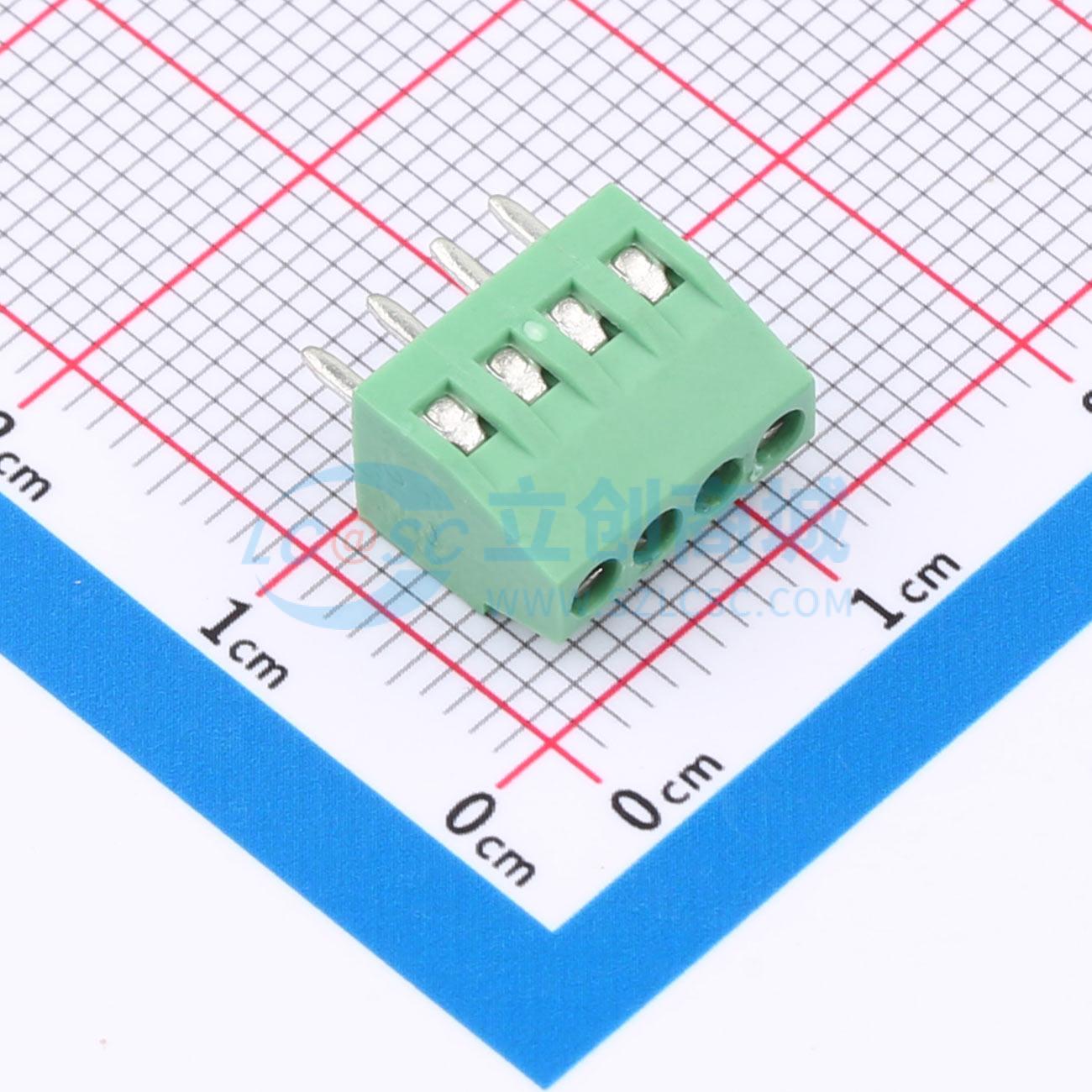 点击查看大图 ZX-DG28L-2.54-4P实物图