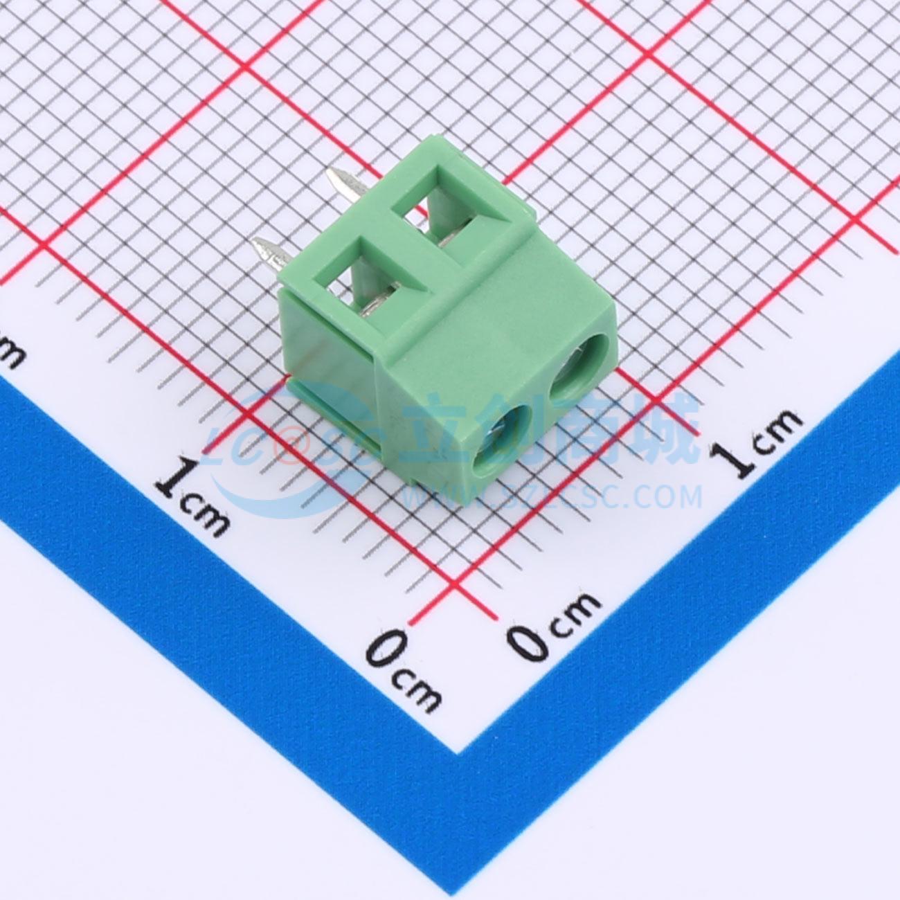 点击查看大图 ZX-DG28L-3.81-2P实物图