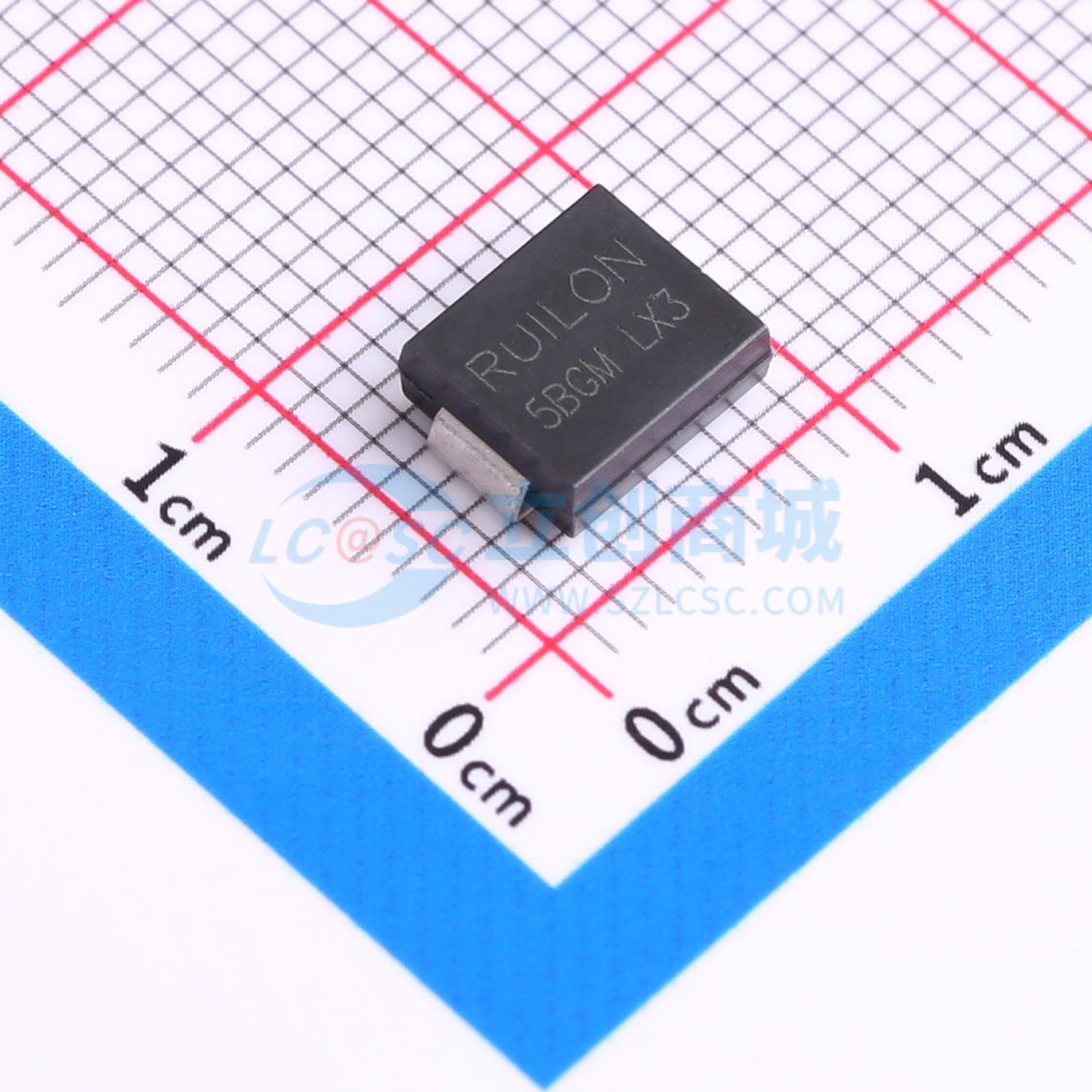 点击查看大图 5.0SMDJ64CA实物图