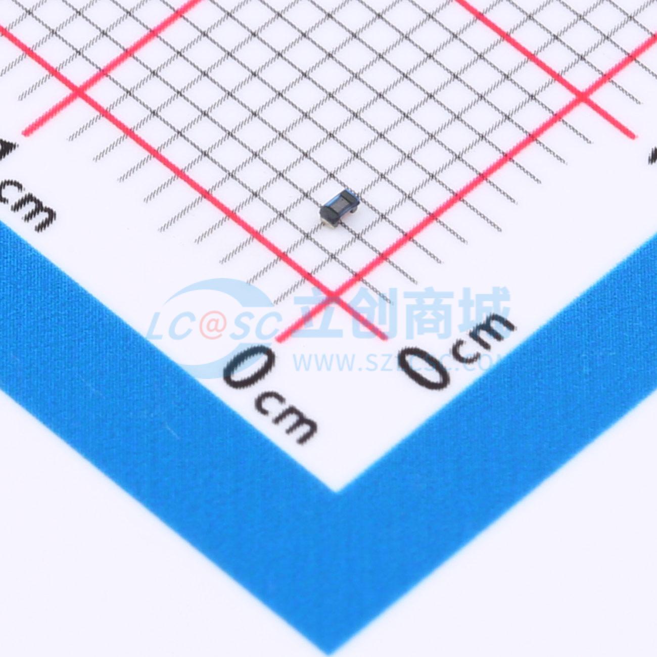 点击查看大图 MWI0402IFR68KST-HF实物图