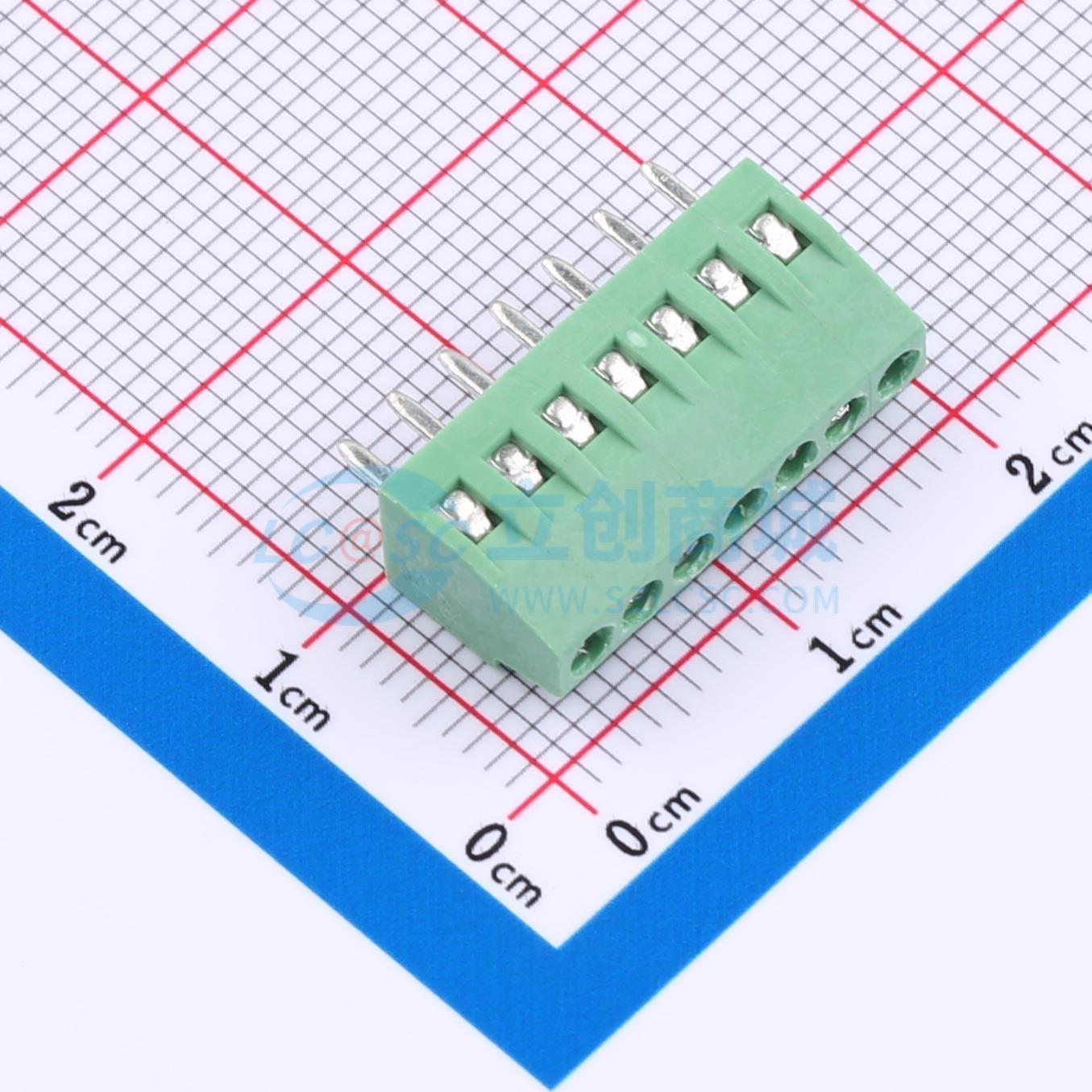 点击查看大图 ZX-DG28L-2.54-7P实物图