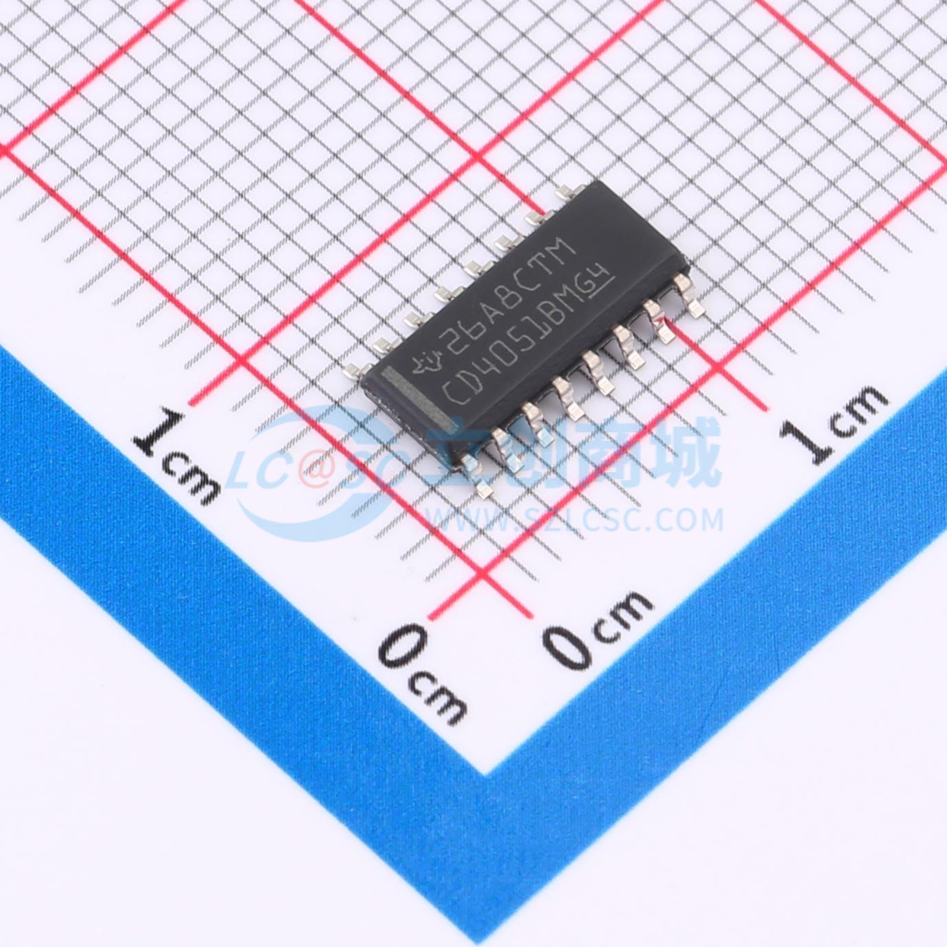 点击查看大图 CD4051BMT实物图