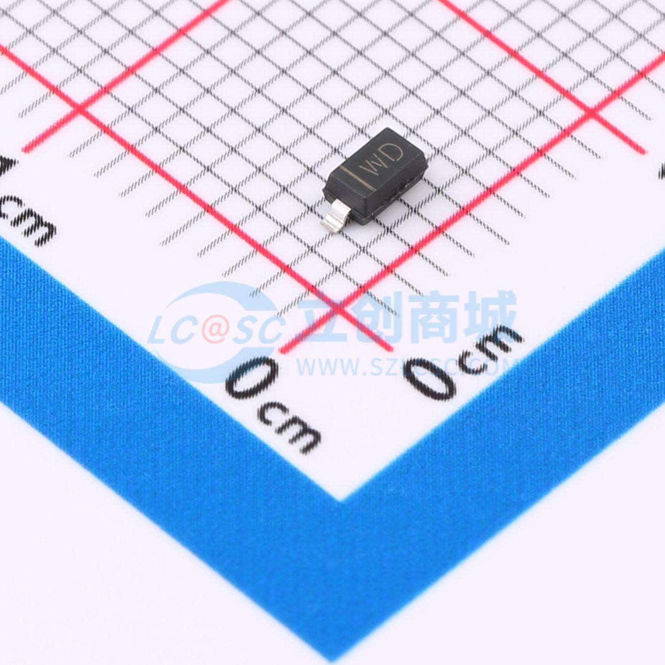 点击查看大图 BZT52C8V2 WD实物图