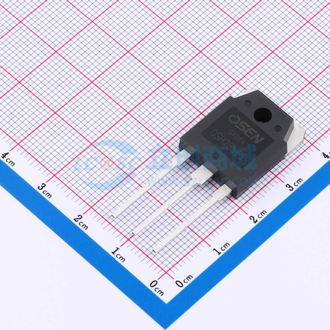 点击查看大图 OSH28N65实物图