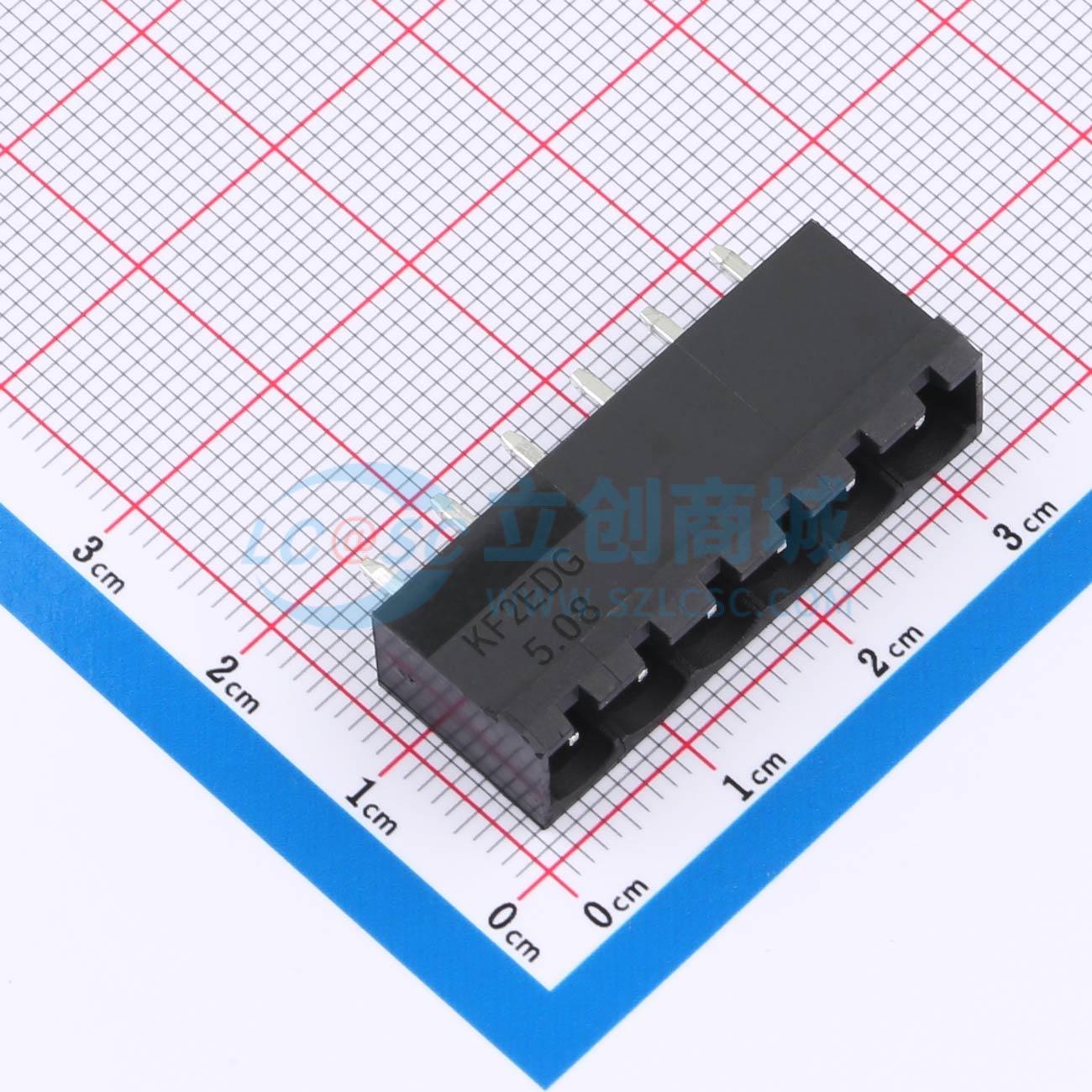 点击查看大图 ZX-DGVC-5.08-6P-B实物图