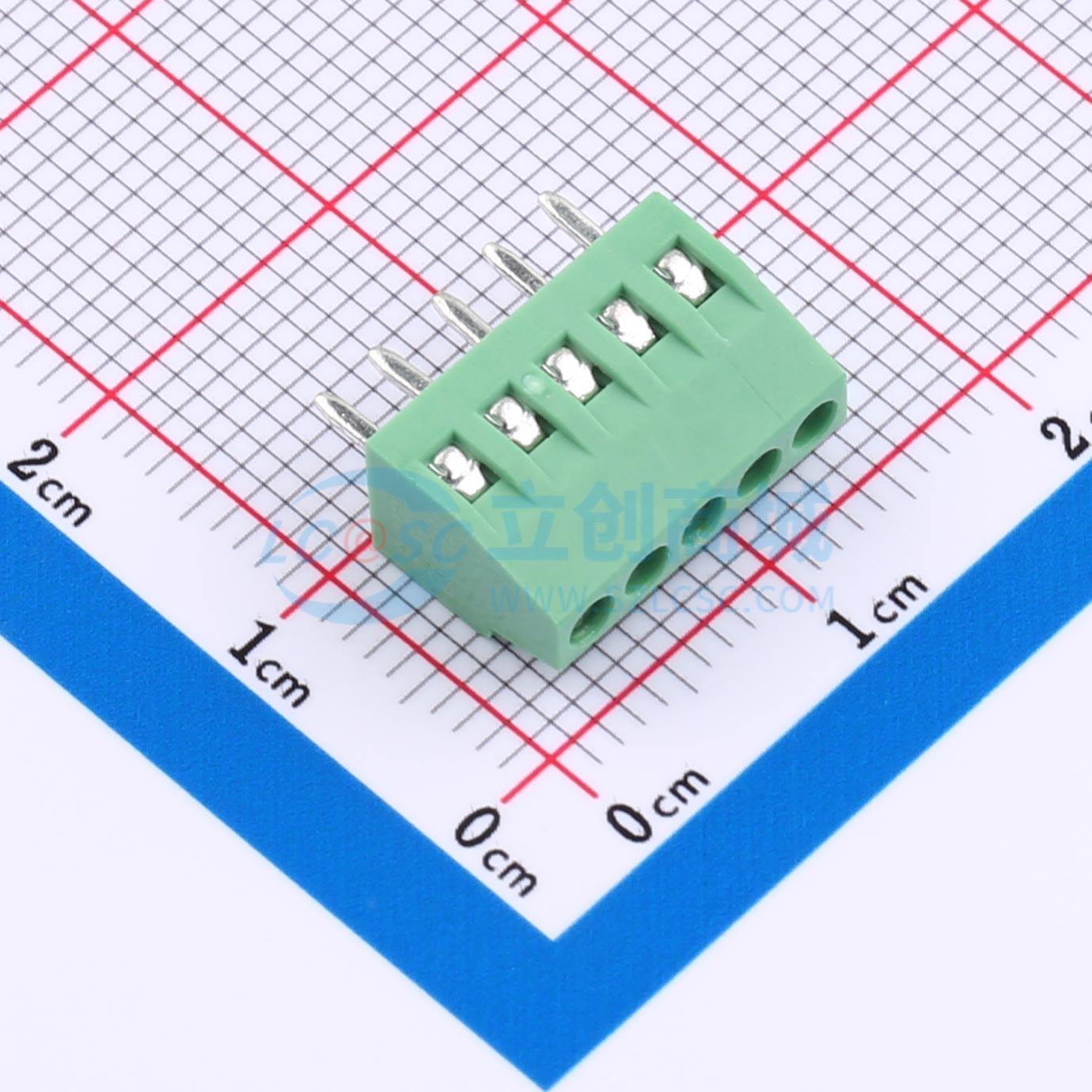 点击查看大图 BX-DG28L-2.54-5P实物图