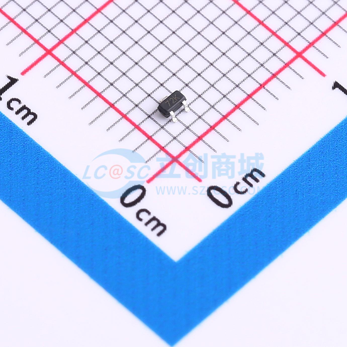 点击查看大图 2N7002KT实物图