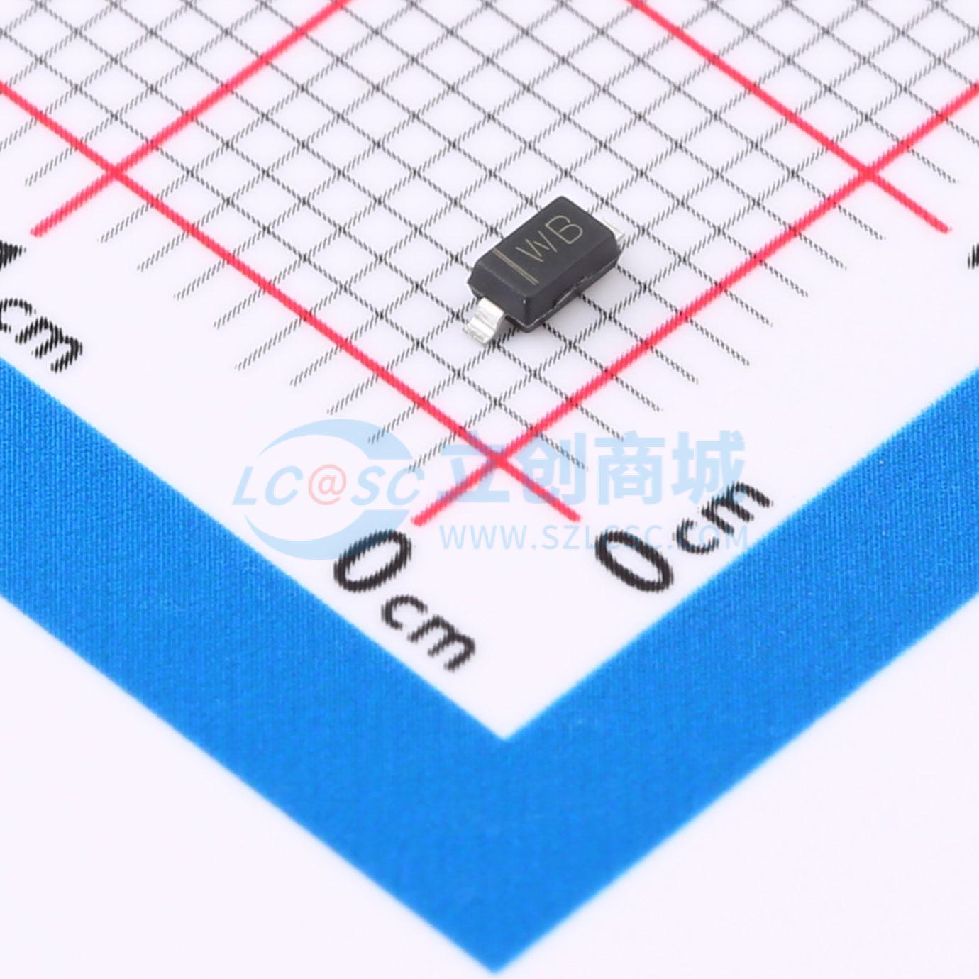 点击查看大图 BZT52C6V8 WB实物图