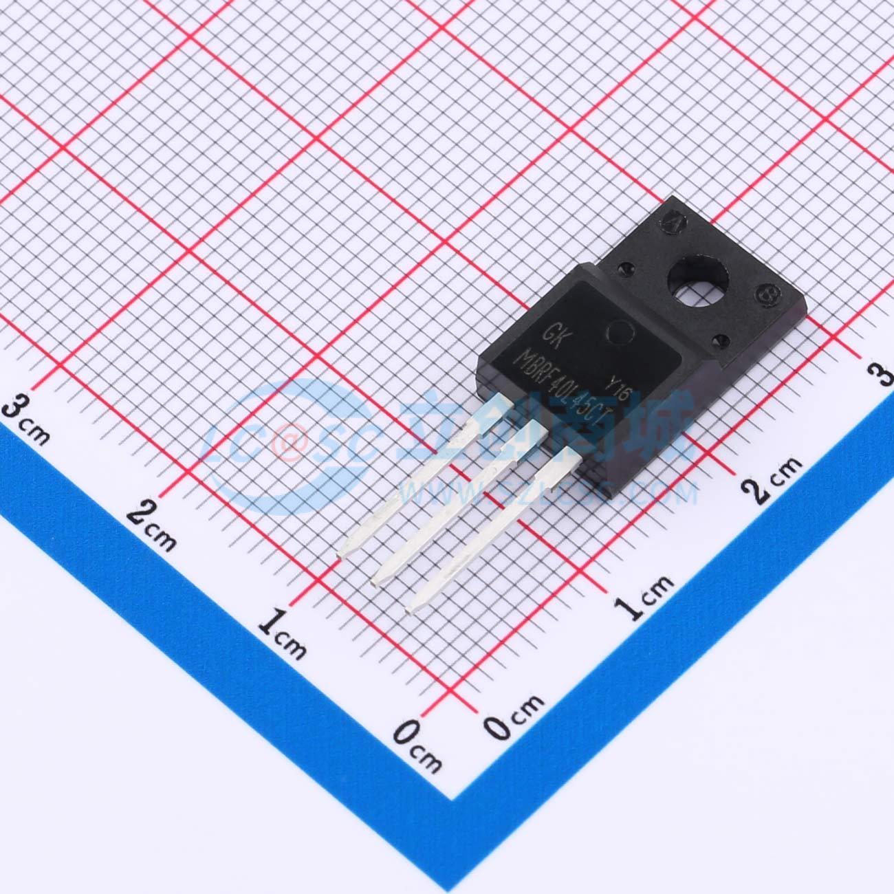 点击查看大图 MBRF40L45CT实物图