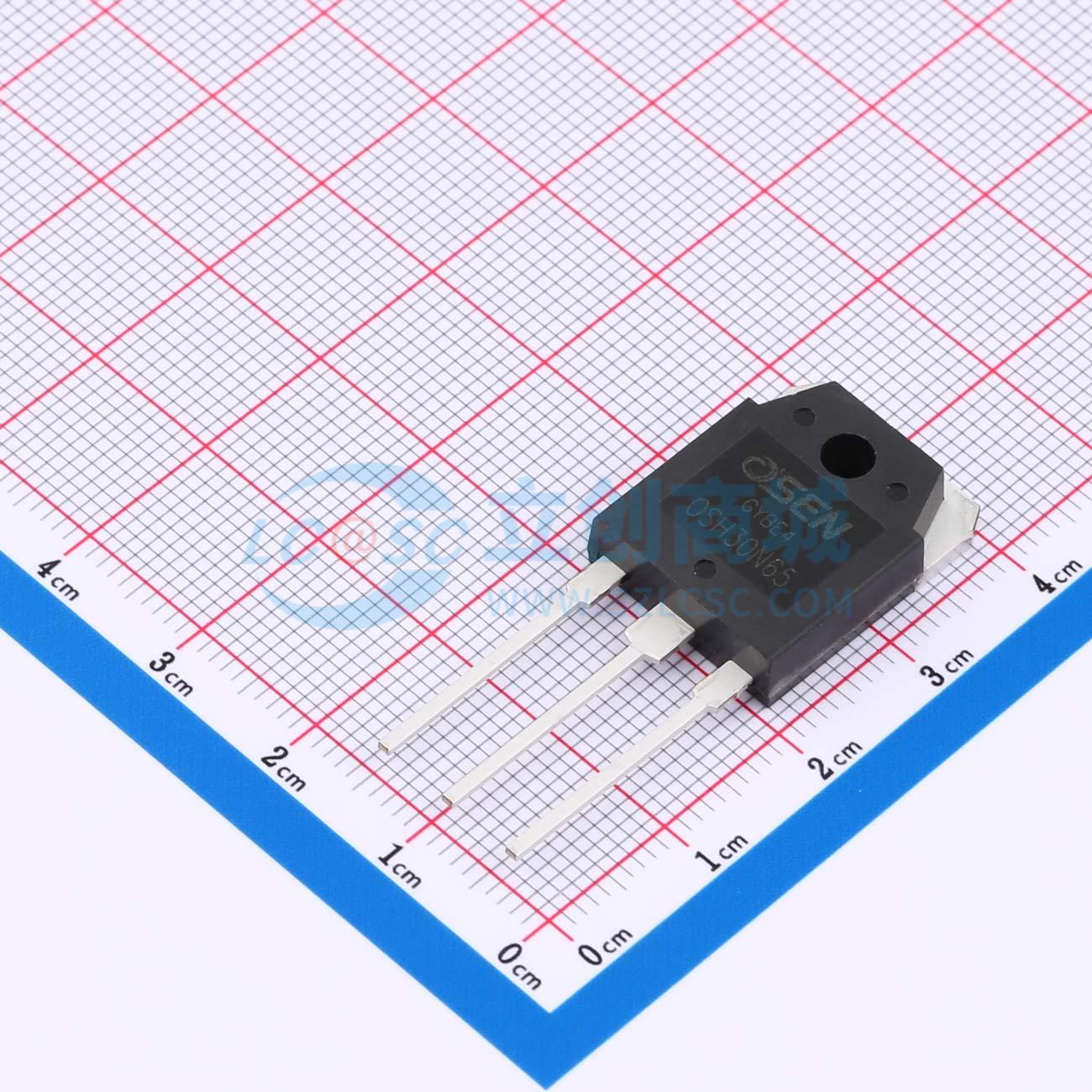 点击查看大图 OSH30N65实物图
