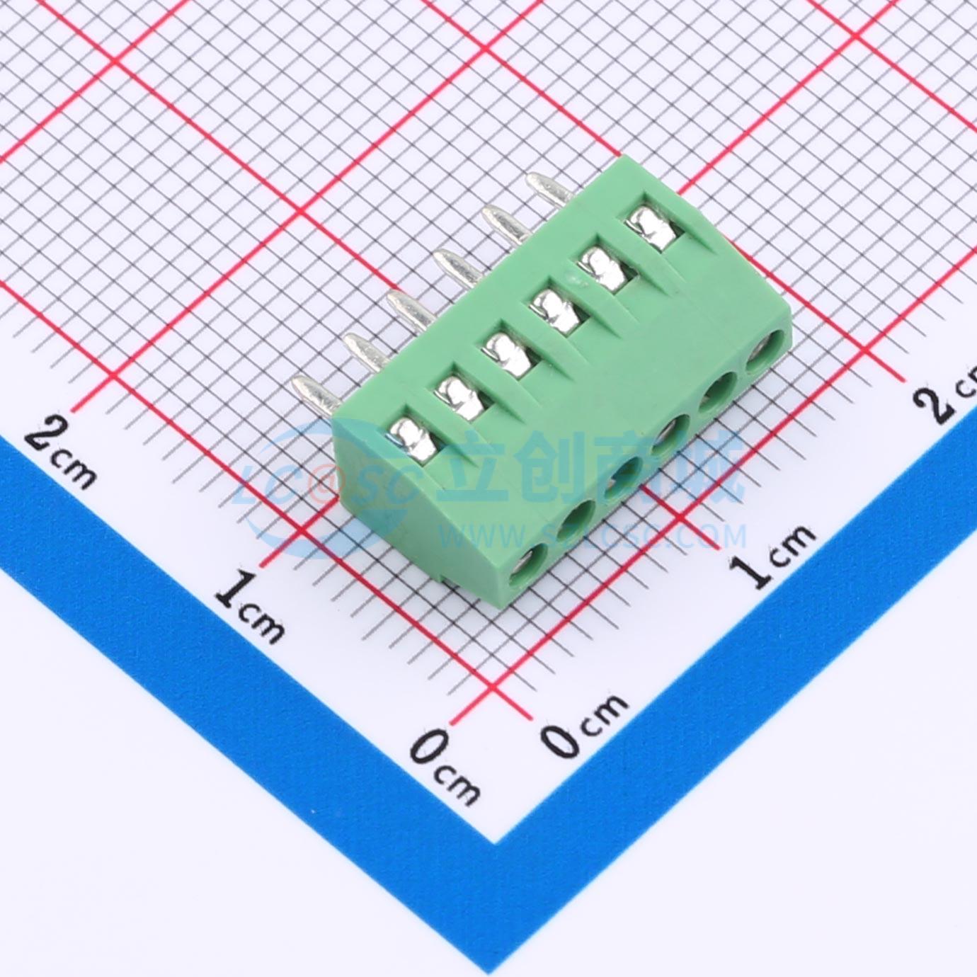 点击查看大图 BX-DG28L-2.54-6P实物图