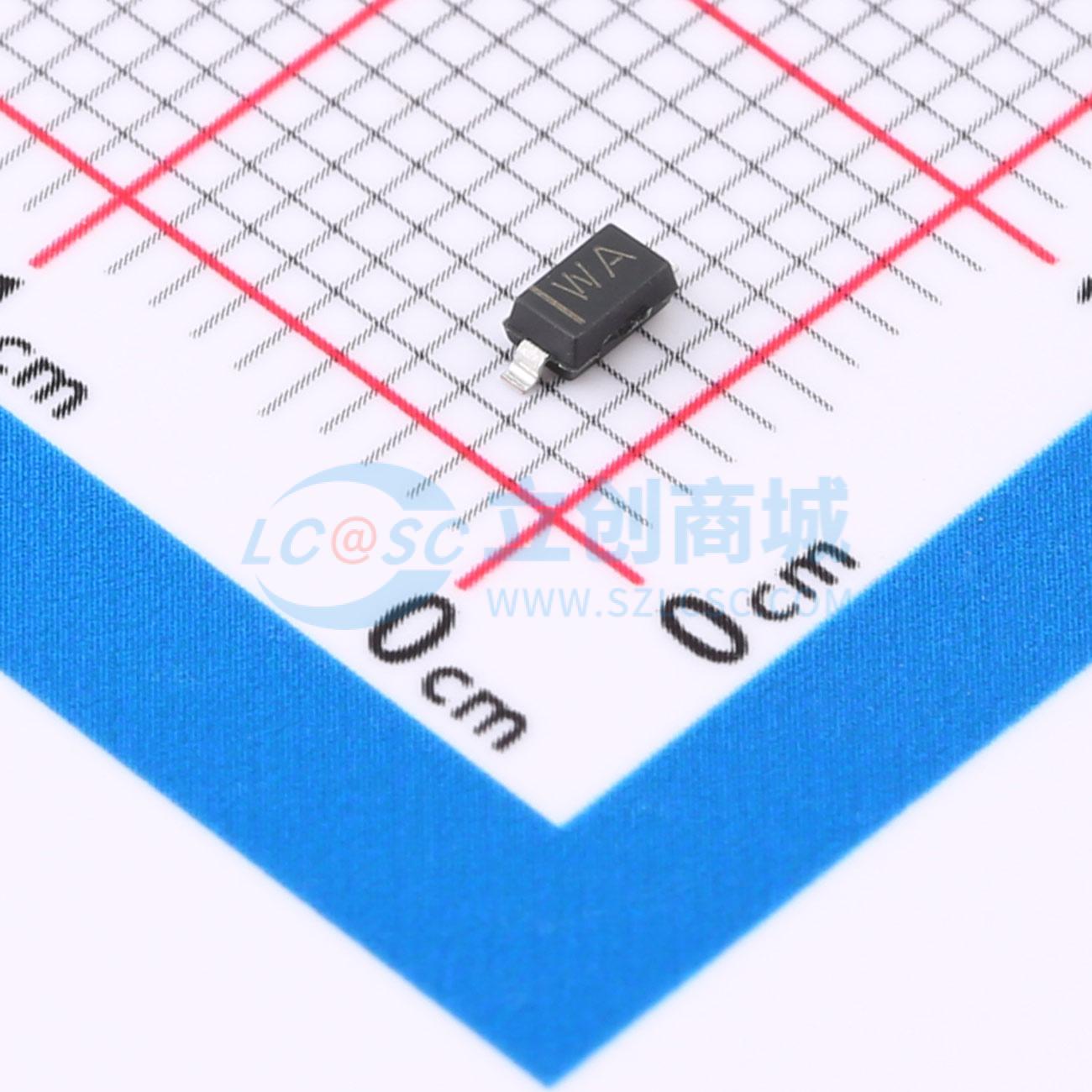 点击查看大图 BZT52C6V2 WA实物图