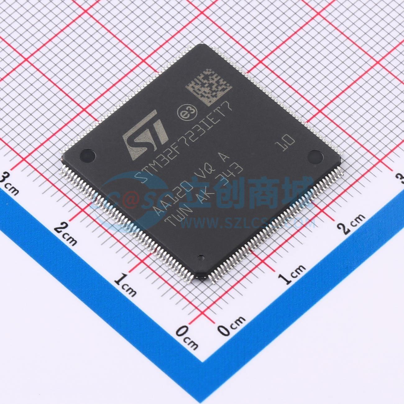 点击查看大图 STM32F723IET7实物图