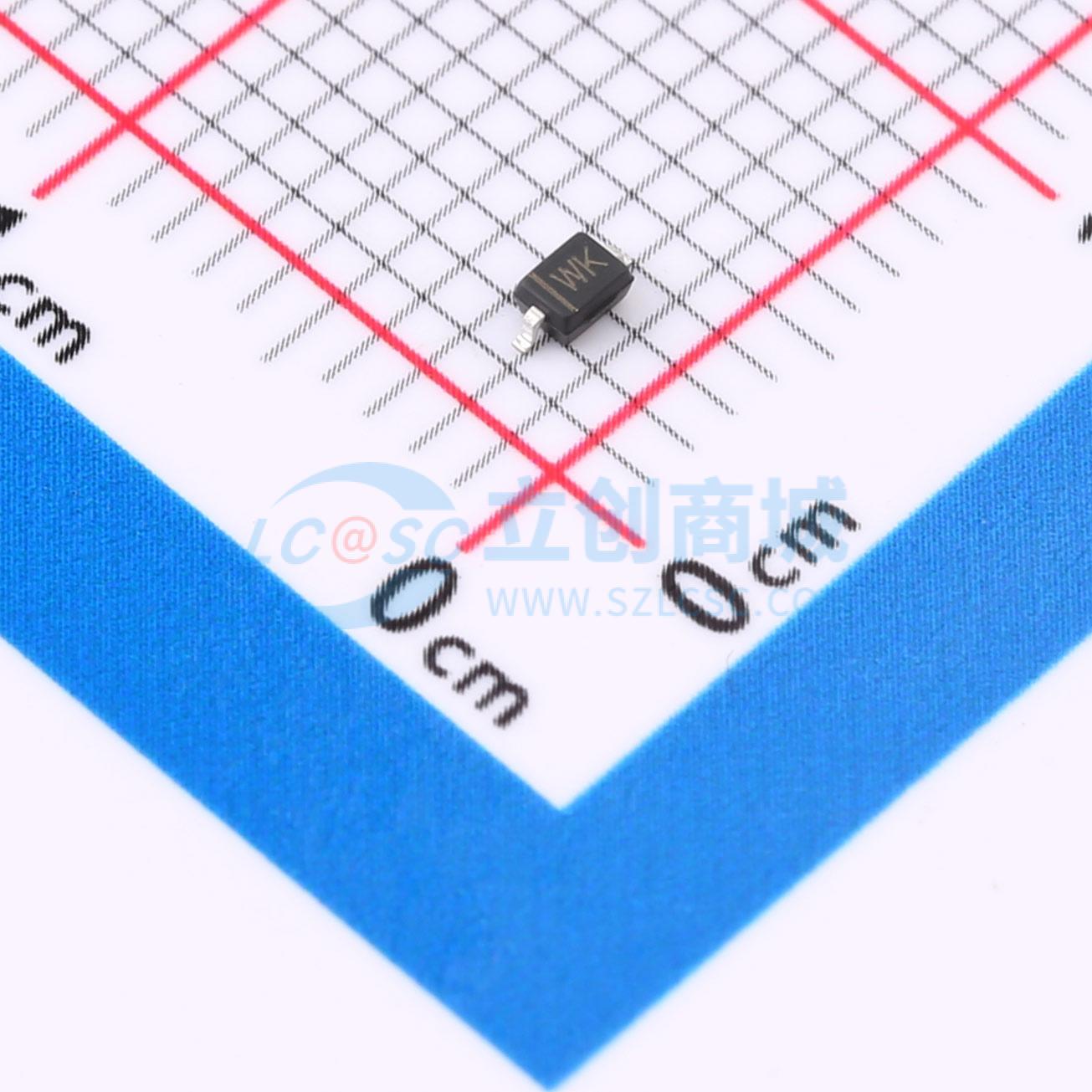 点击查看大图 BZT52C16S WK实物图