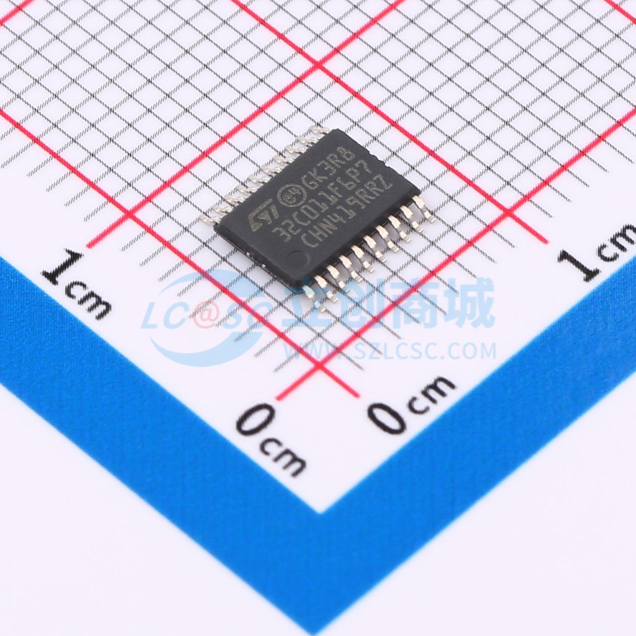 STM32C011F6P7TR实物图