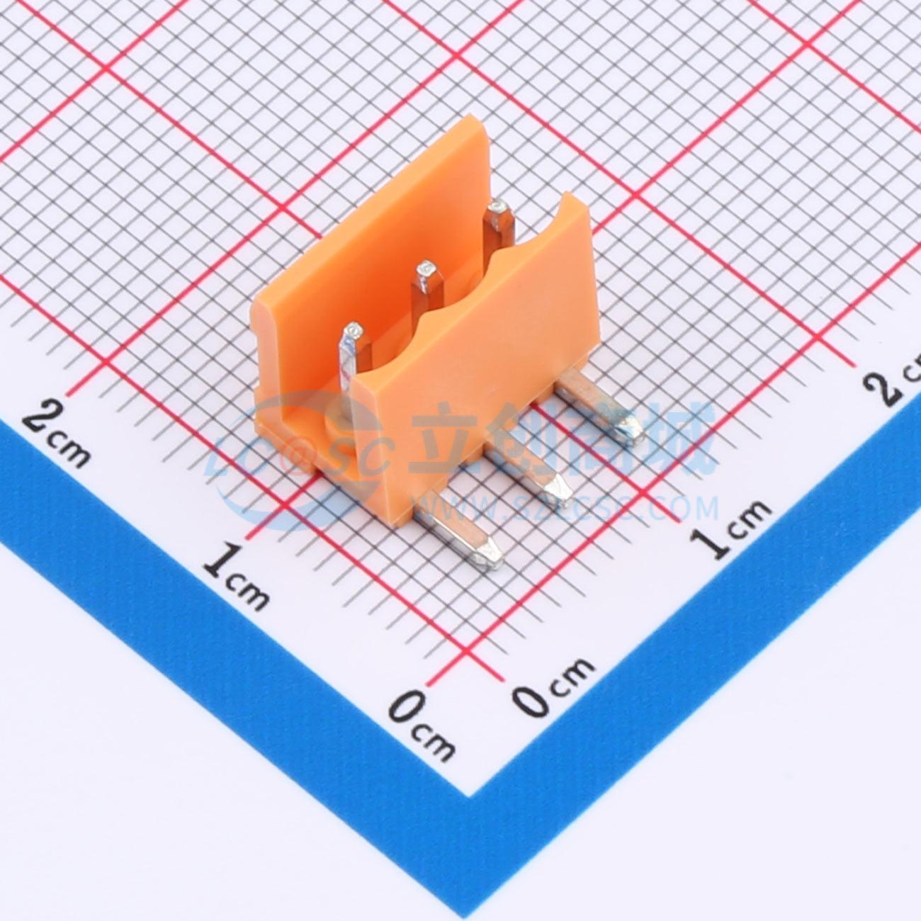 点击查看大图 MXHT396R-3.96-03P-OE01-Cu-A实物图