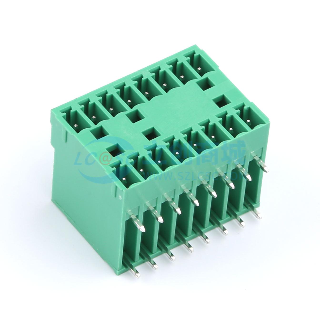 MX15EDGRH-3.81-2*08P-GN01-Cu-A实物图