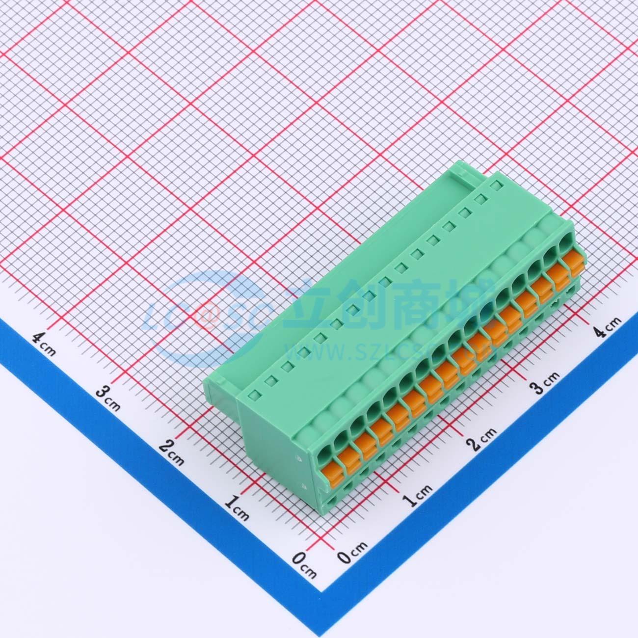 点击查看大图 MX2EDGKD-2.5-16P-GN01-Cu-A实物图