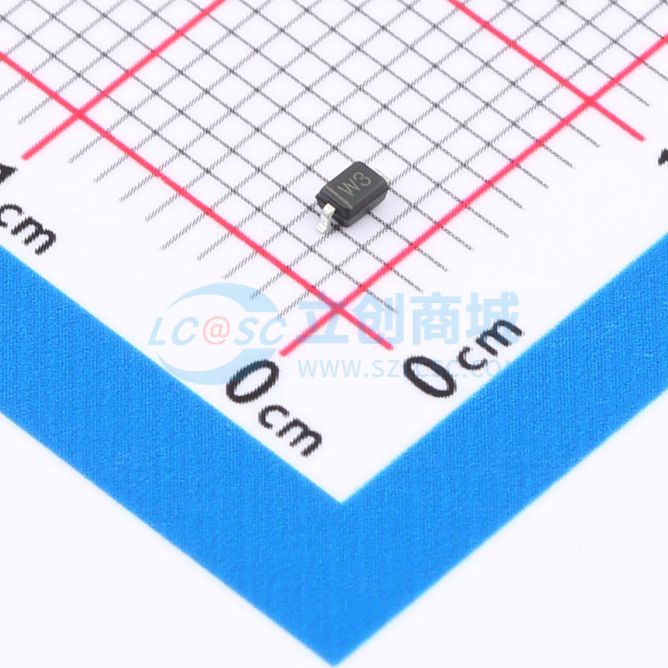 点击查看大图 BZT52C3V3S W3实物图