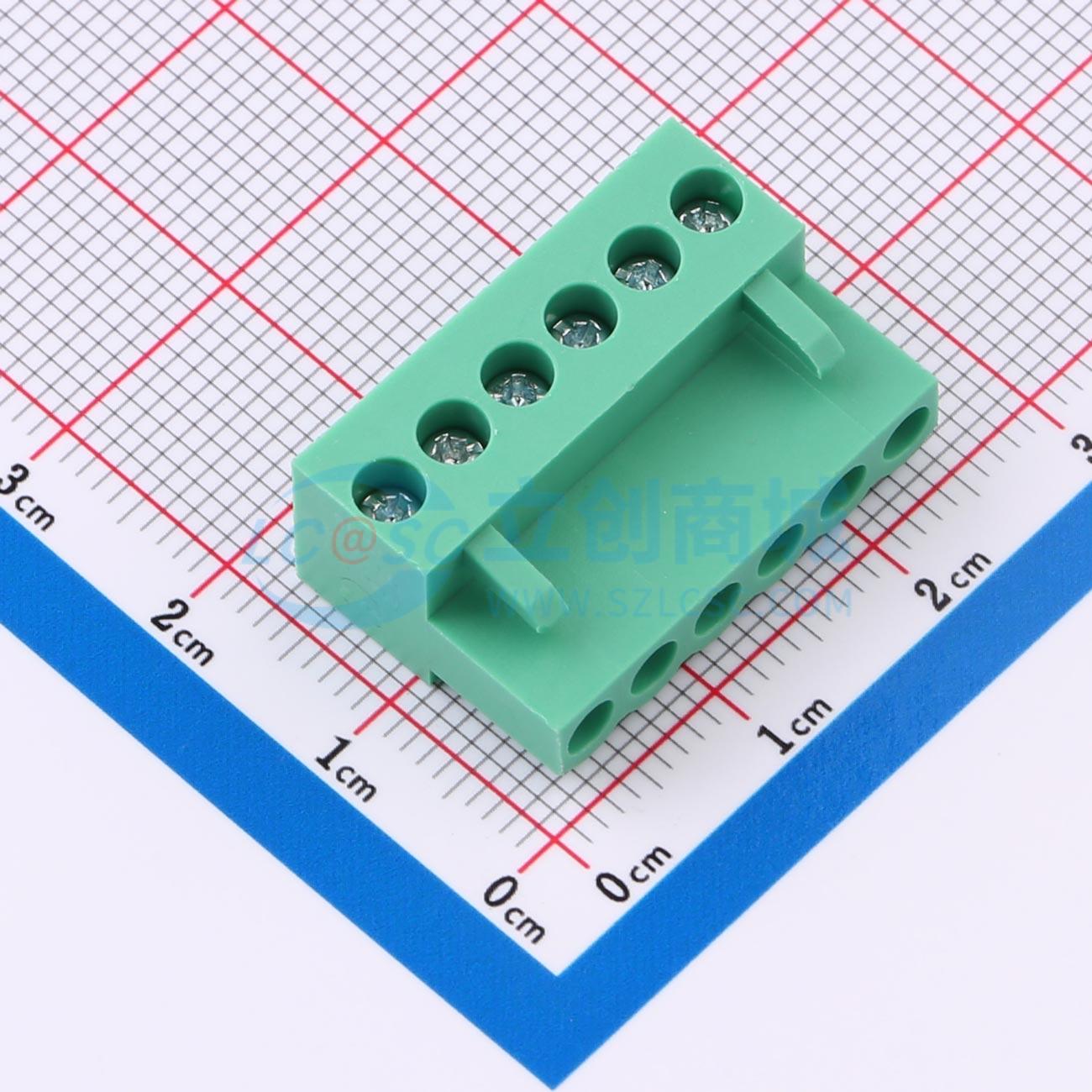 点击查看大图 MXHT396K-3.96-06P-GN01-Cu-S-A实物图