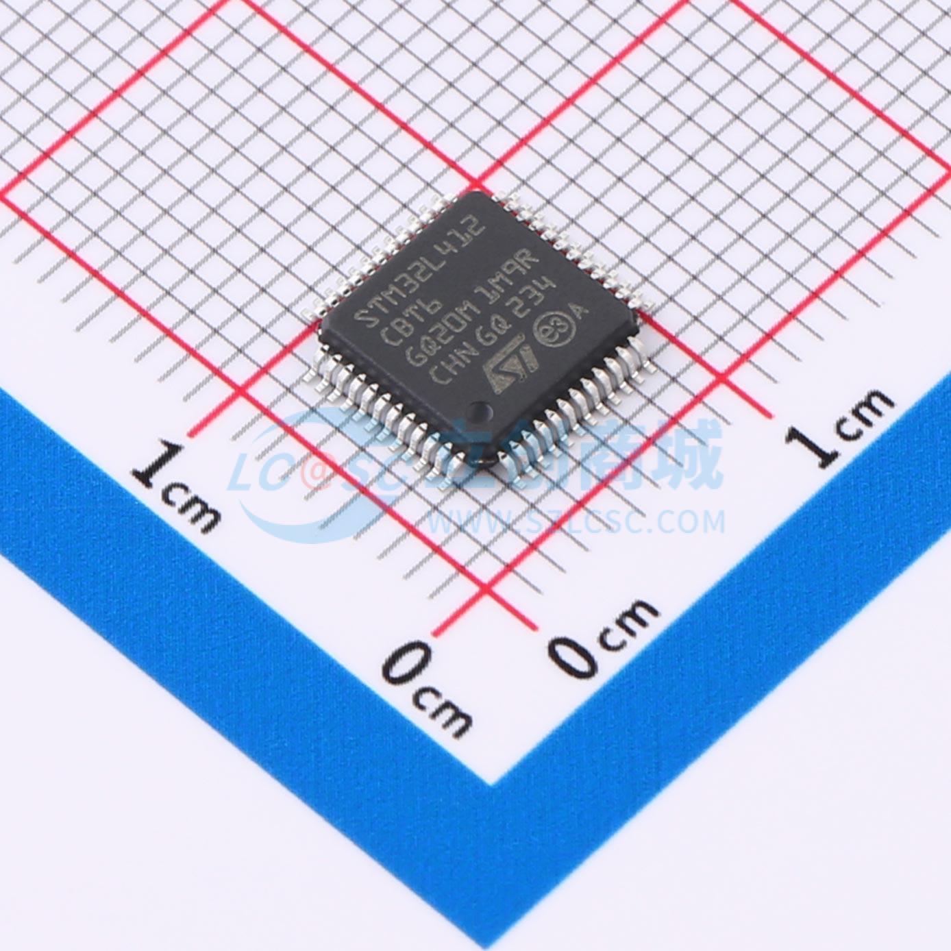 点击查看大图 STM32L412CBT6TR实物图