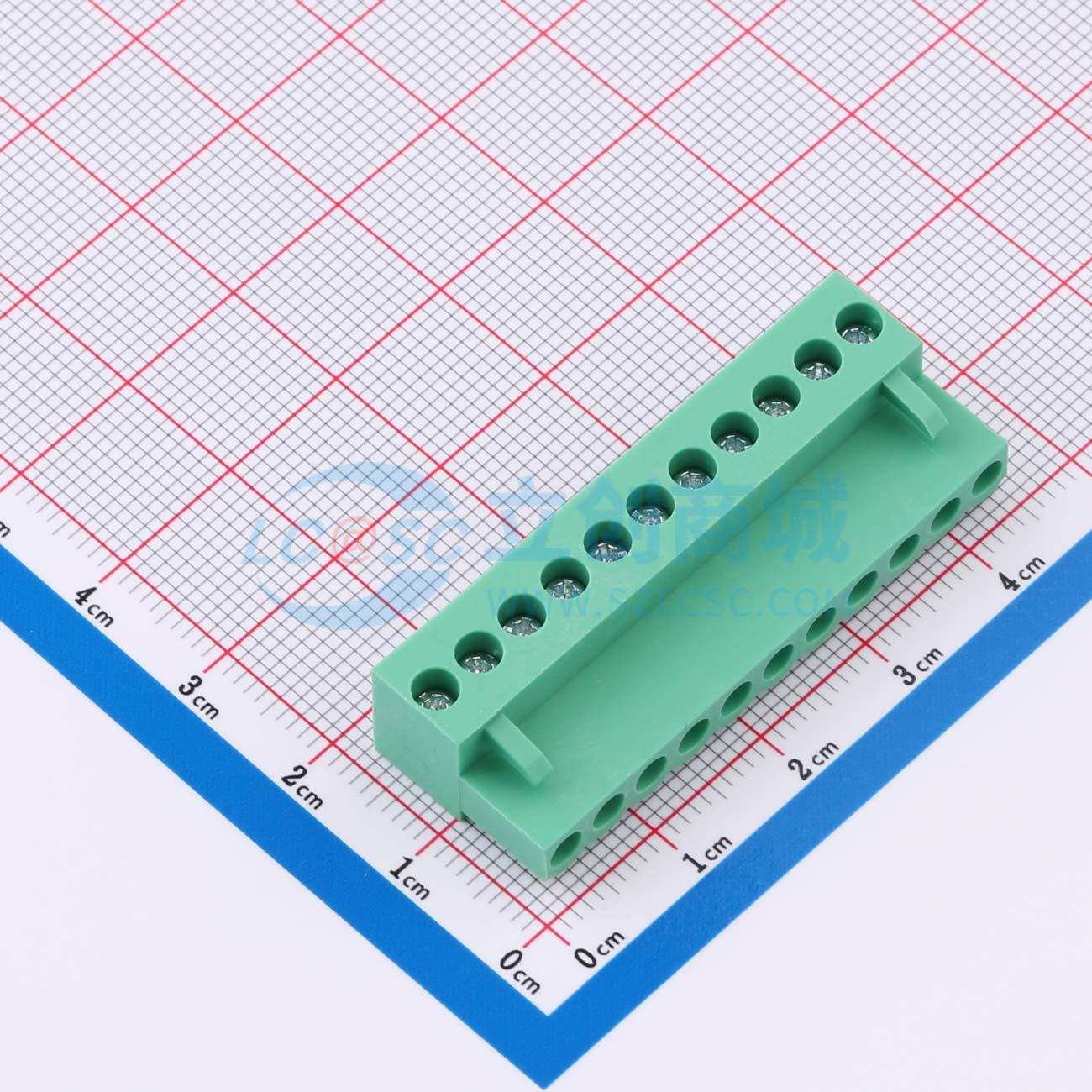 点击查看大图 MXHT396K-3.96-11P-GN01-Cu-S-A实物图