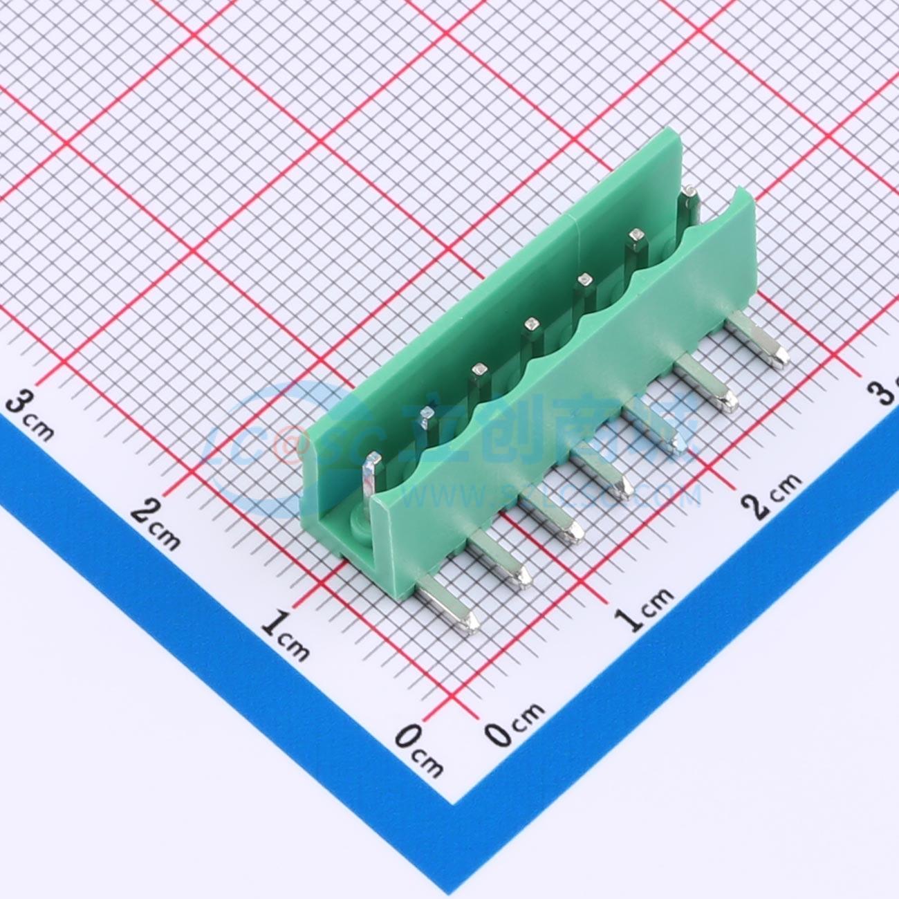 点击查看大图 MXHT396R-3.96-07P-GN01-Cu-A实物图