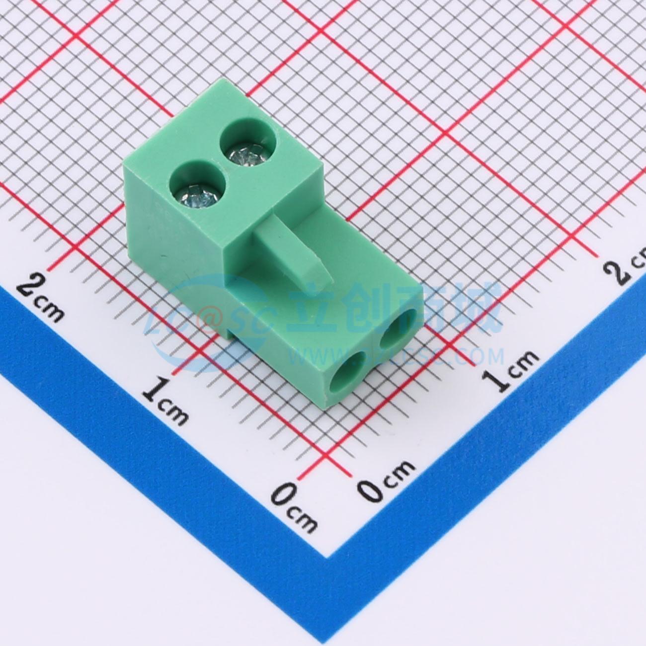 点击查看大图 MXHT396K-3.96-02P-GN01-Cu-S-A实物图