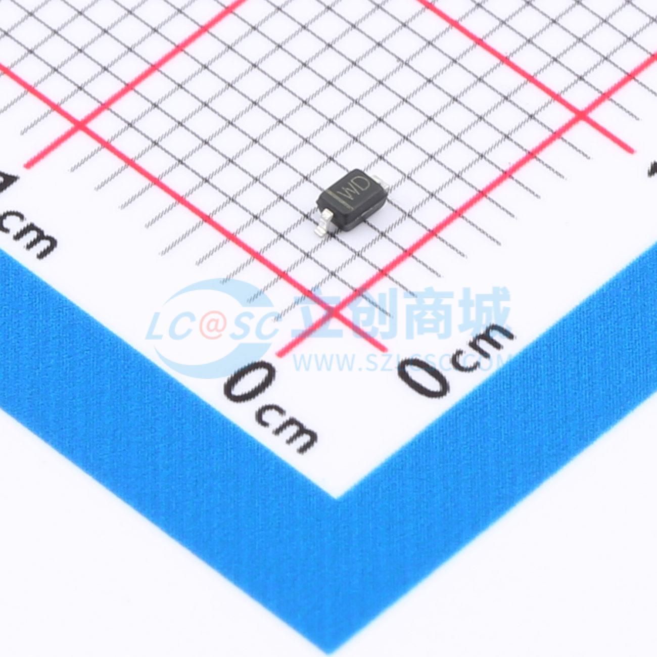 点击查看大图 BZT52C8V2S WD实物图