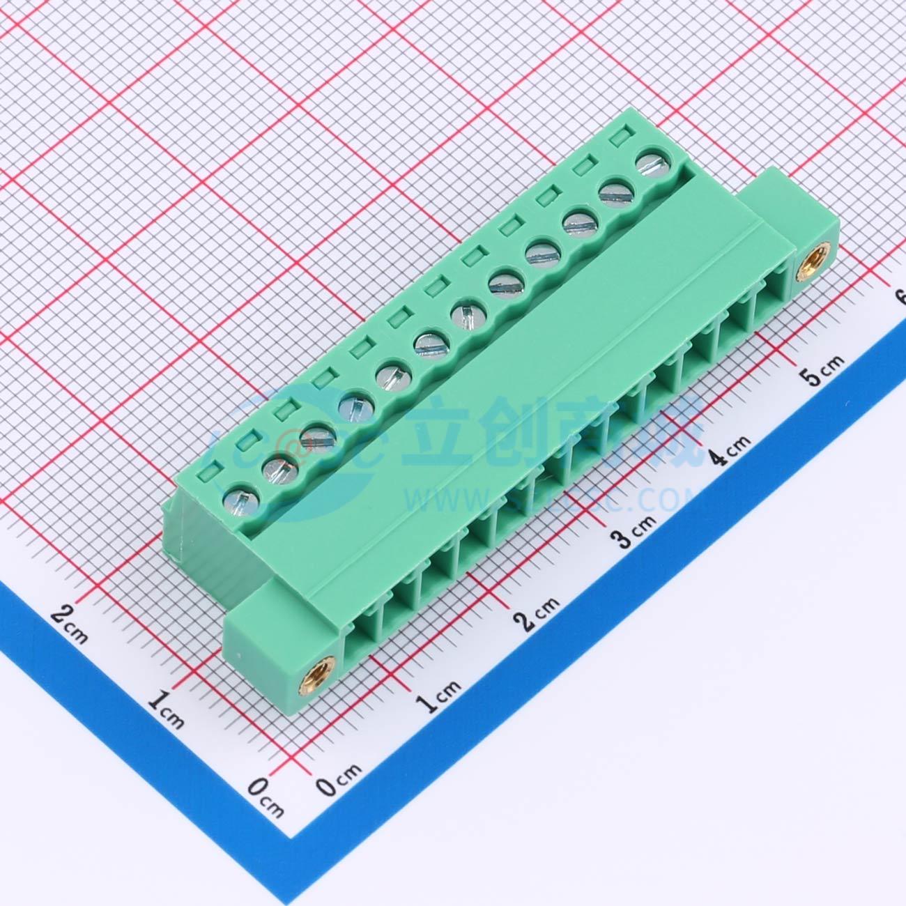 点击查看大图 MX15EDGRKP-3.81-12P-GN01-Cu-Y-A实物图
