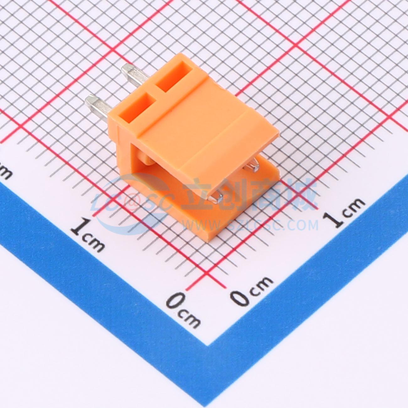 点击查看大图 MXHT396V-3.96-02P-OE01-Cu-A实物图