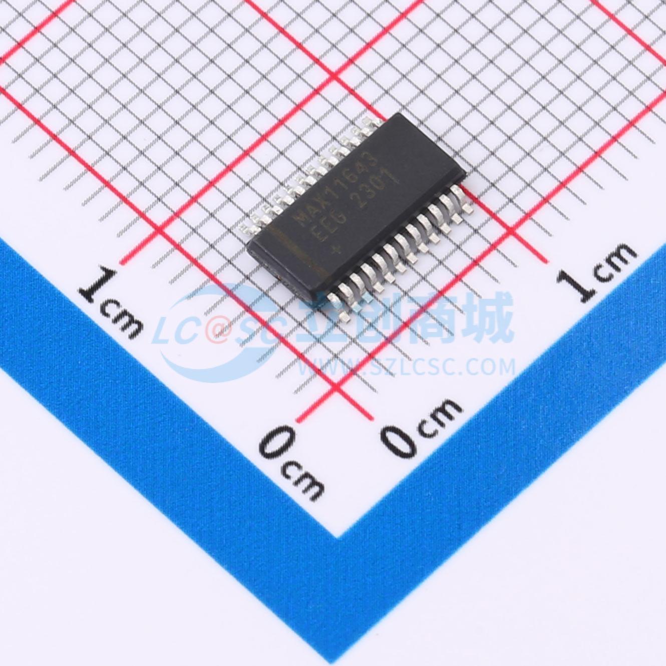 点击查看大图 MAX11643EEG+实物图