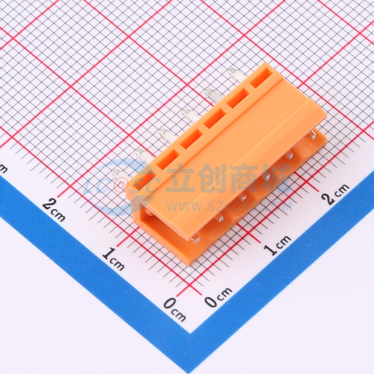 点击查看大图 MXHT396V-3.96-06P-OE01-Cu-A实物图