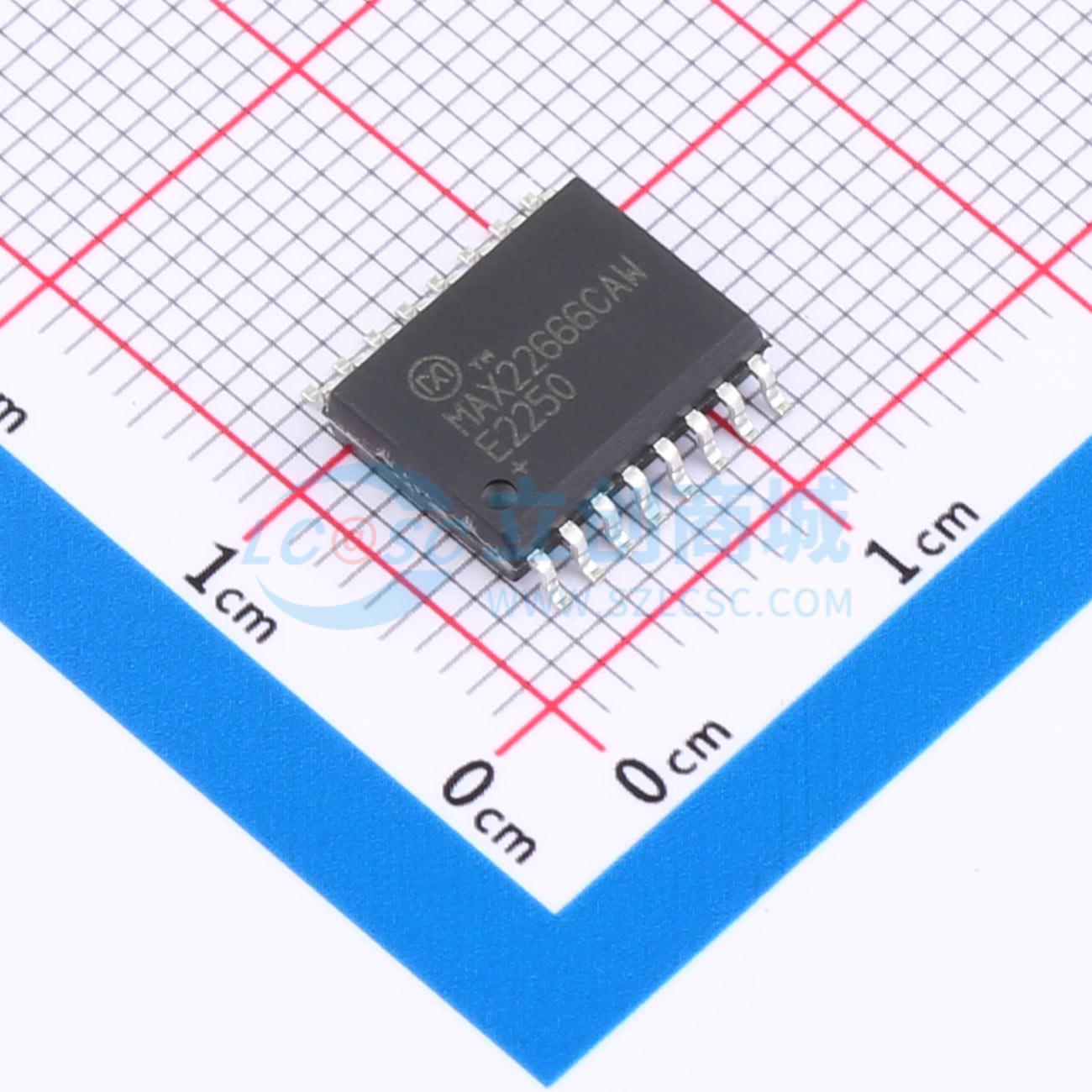 点击查看大图 MAX22666CAWE+实物图