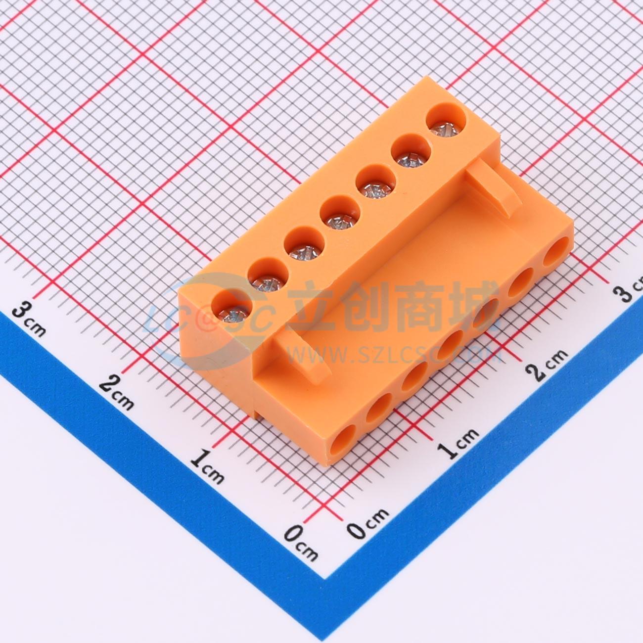 点击查看大图 MXHT396K-3.96-07P-OE01-Cu-S-A实物图