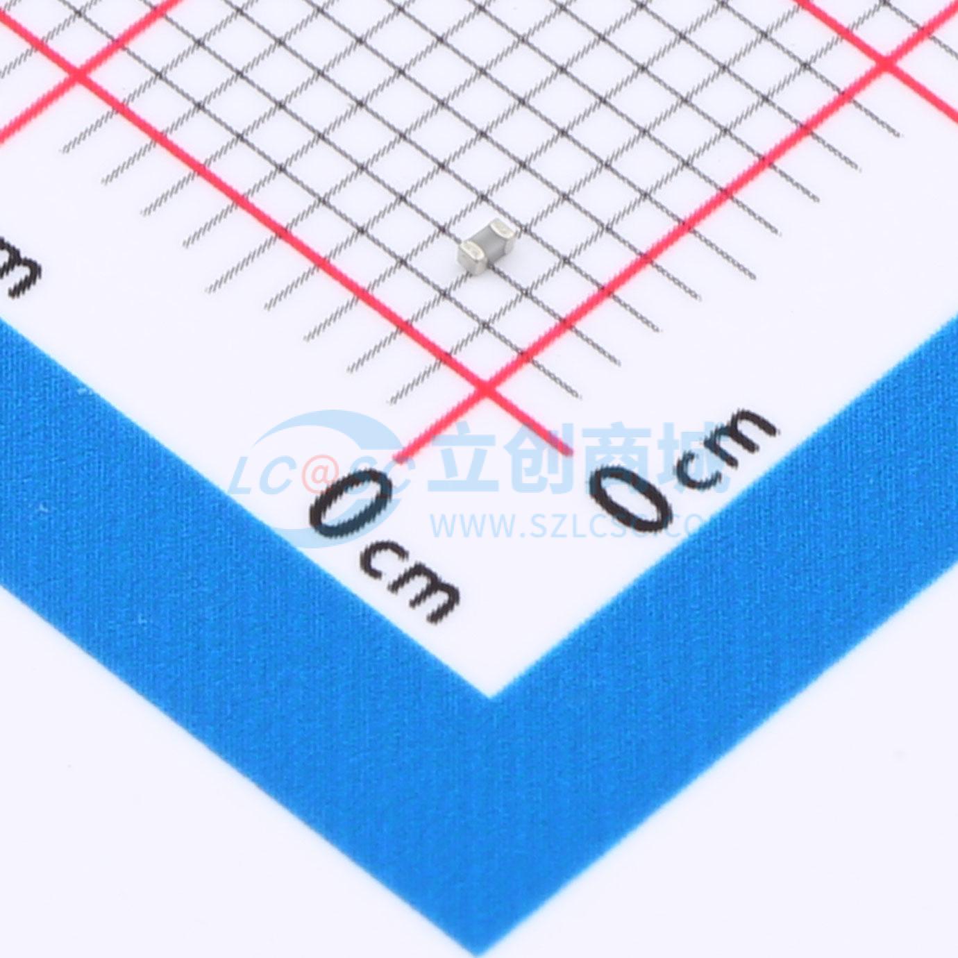 点击查看大图 CGA0402C0G250J500GT实物图