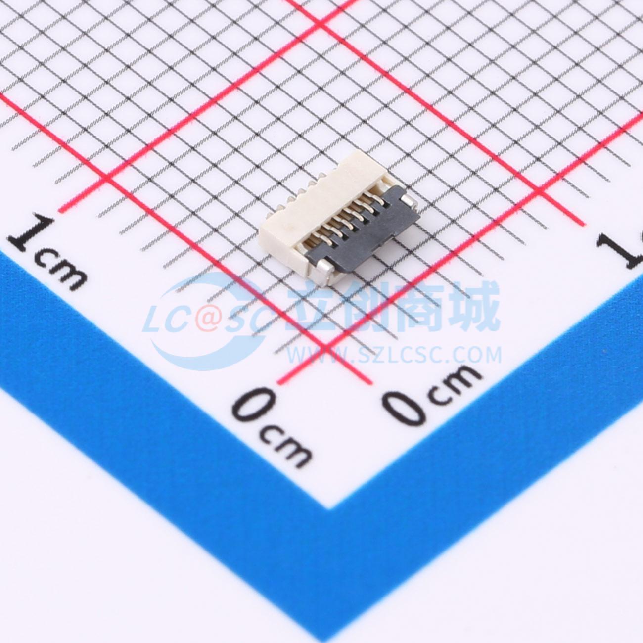 点击查看大图 HC-FPC-0.5-6P-FH10实物图