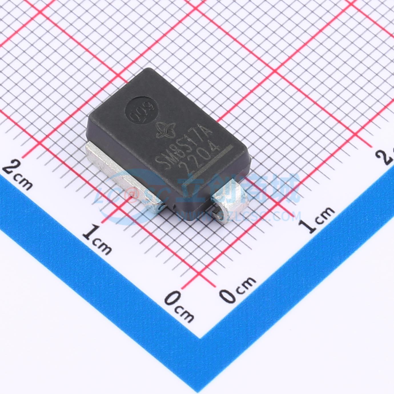 点击查看大图 SM8S17AHE3_A/I实物图