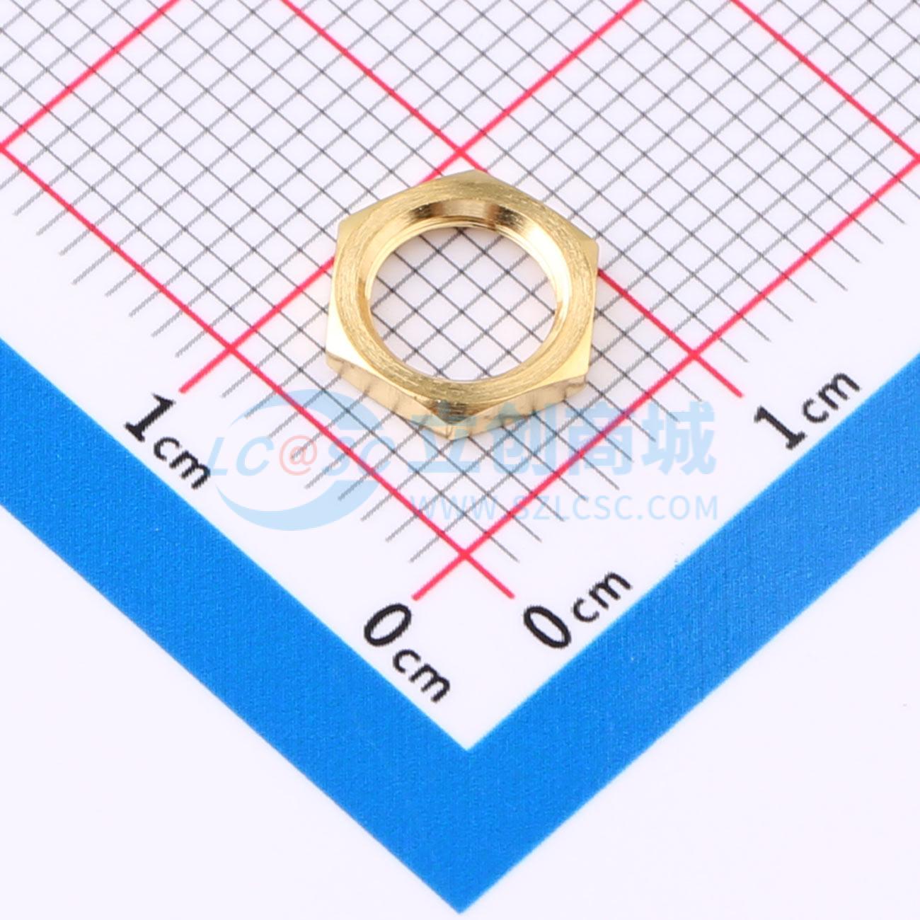 132-NUT SMA GLD实物图