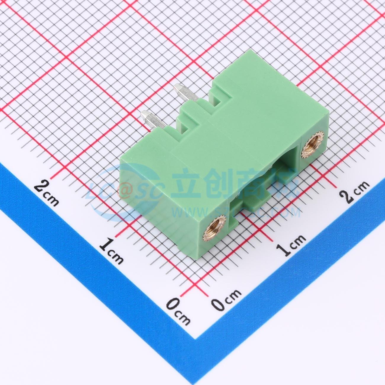 点击查看大图 2EDGVM-5.08-2P实物图