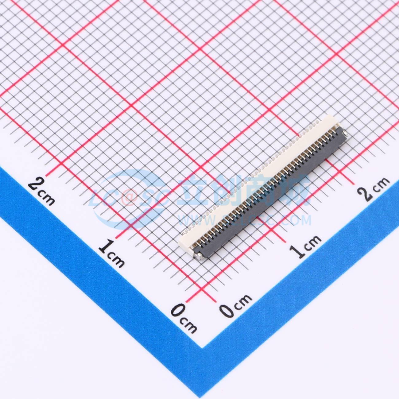 点击查看大图 HC-FPC-0.5-40P-FH10实物图