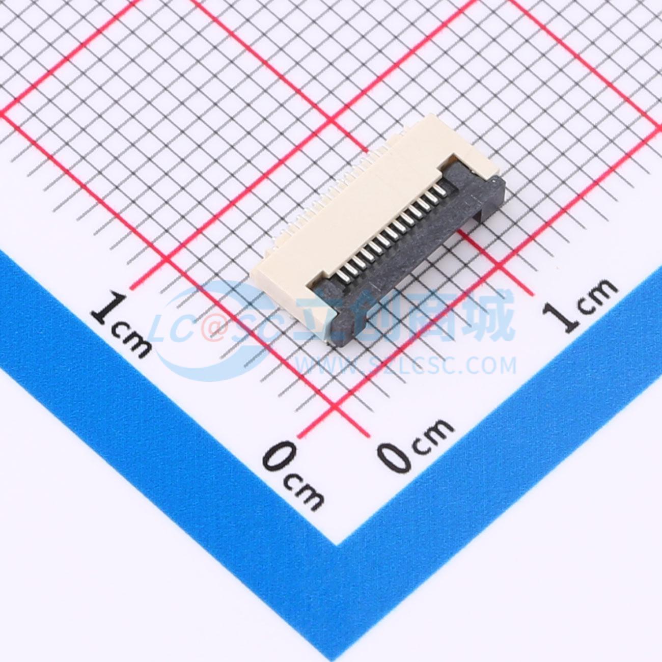 点击查看大图 HC-FPC-0.5-13P-FH20实物图