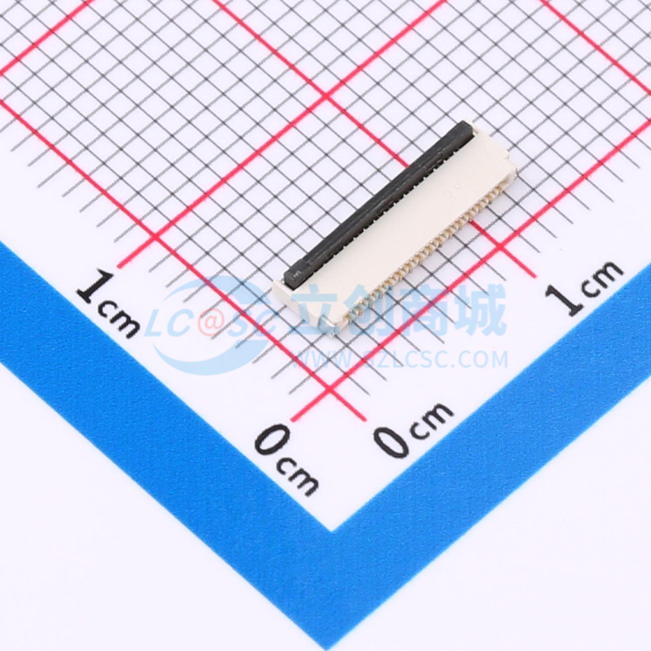 点击查看大图 HC-FPC-0.3-31P-FHH10实物图